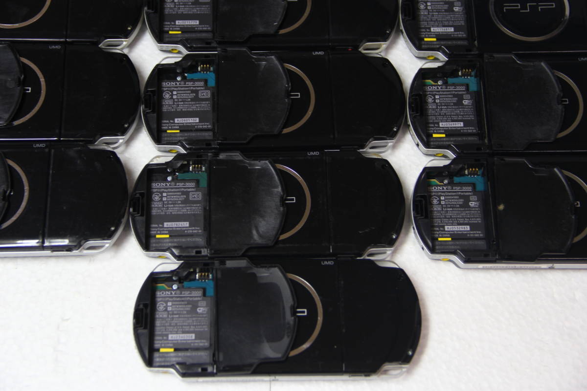 SONY PSP本体 PSP-3000 まとめて10個セットC 送料無料 動作未確認のためジャンク品扱い_画像8