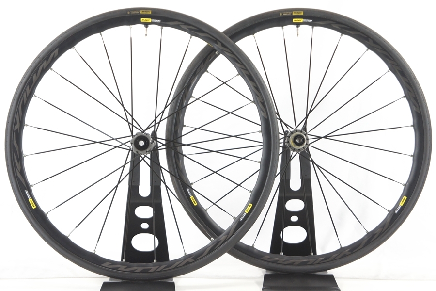 ◆◆マビック MAVIC キシリウム エリート KSYRIUM ELITE UST DISC クリンチャー チューブレス ホイール 700C シマノフリー 100/142x12mm_画像1