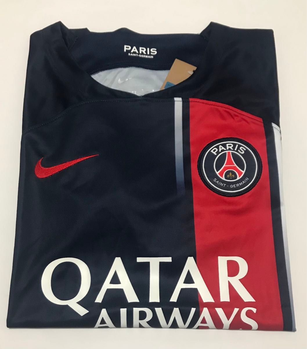 [新品・最終価格] サッカーPSG ホーム 23-24 代表　サイズ M 