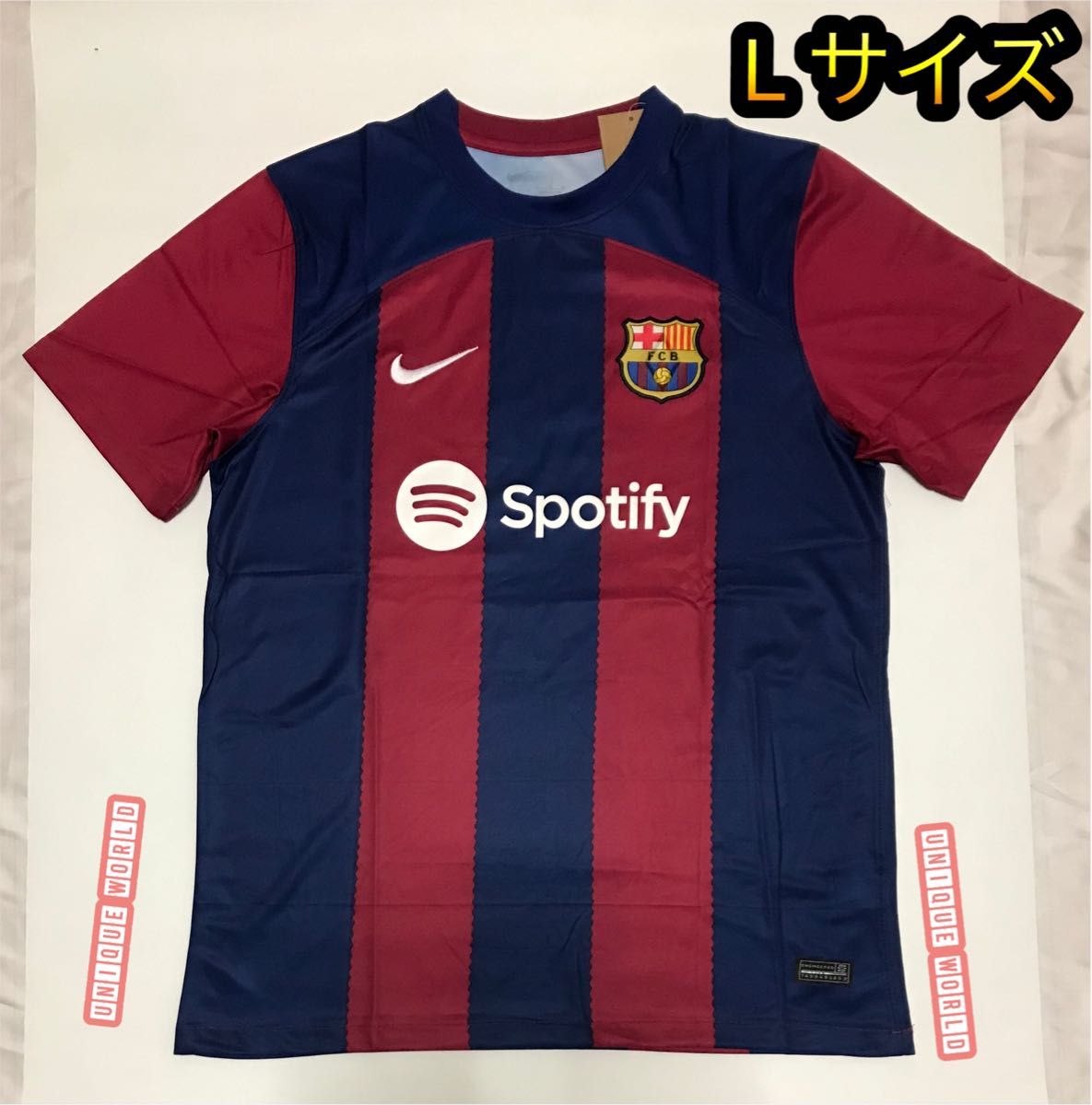 [新品・最終価格]サッカーバルセロナホーム23-24(Barcelona)サイズ L