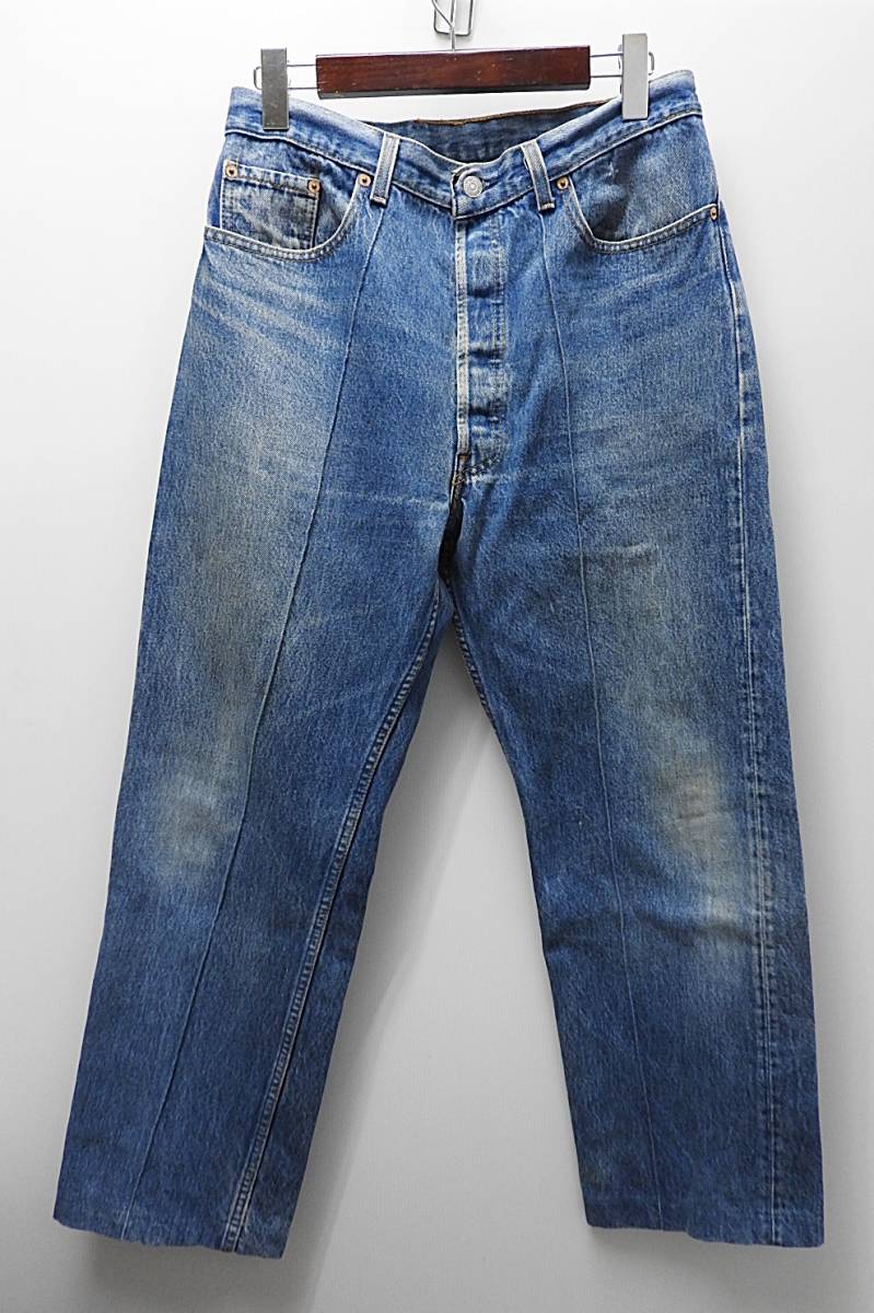 Levi's リーバイス 501 再構築デニム リメイク パンツ センター Levi's リーバイス 501 再構築デニム リメイク パンツ センター