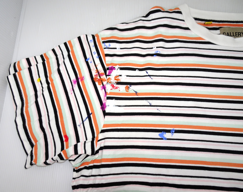 GALLERY DEPT. ギャラリーデプト NELSON STRIPED TEE MULTI Tシャツ Lサイズ_画像6