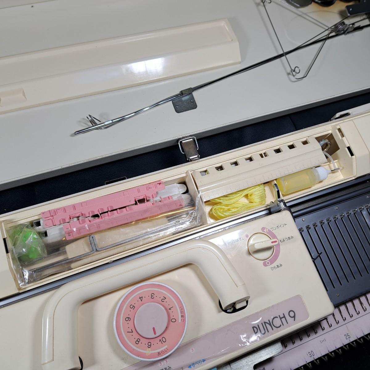  knitter, compilation machine, Brother knitter, Brother compilation machine 9.( futoshi machine ) punch na in (9)KH-260! service completed, selection needle excellent, accessory relation lack of less!
