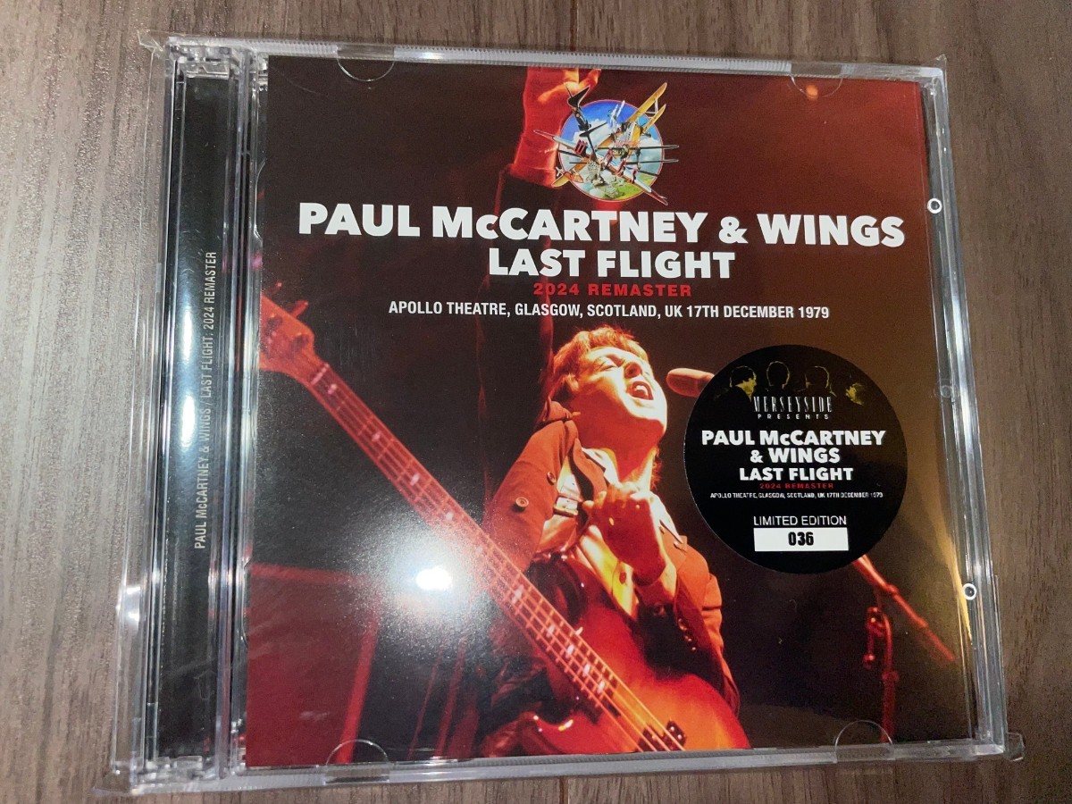 PAUL McCARTNEY & WINGS LAST FLIGHT: 2024 REMASTER　ＣＤ プレス盤　新品未開封　2枚組　ポールマッカートニー　ビートルズ　beatles_画像1