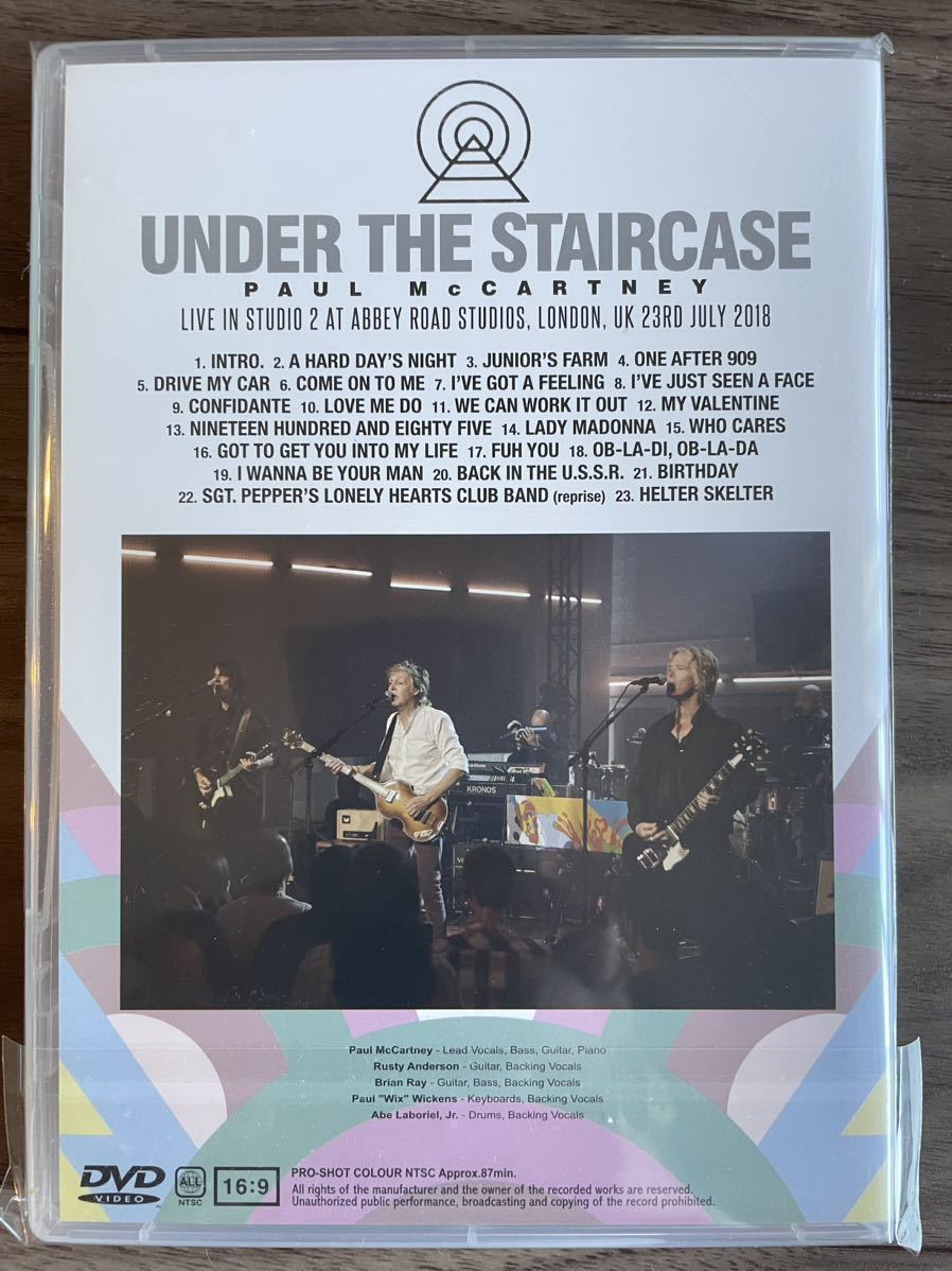 PAUL McCARTNEY UNDER THE STAIRCASE DVD 新品未開封　ポールマッカートニー　プレス盤　ビートルズ　beatles _画像2