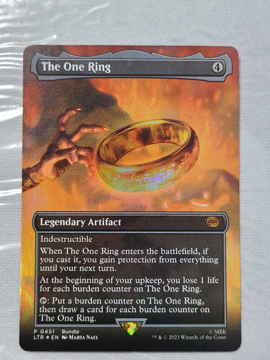3年保証』 『一つの指輪/The MTG One 英語版（即決） FOIL bundle Ring