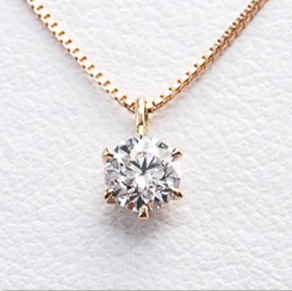 新規購入 K18 刻印 憧れの 0.1ct 大粒 ダイヤモンド ネックレス ペンダント 18金 K18YG 32412 イエローゴールド