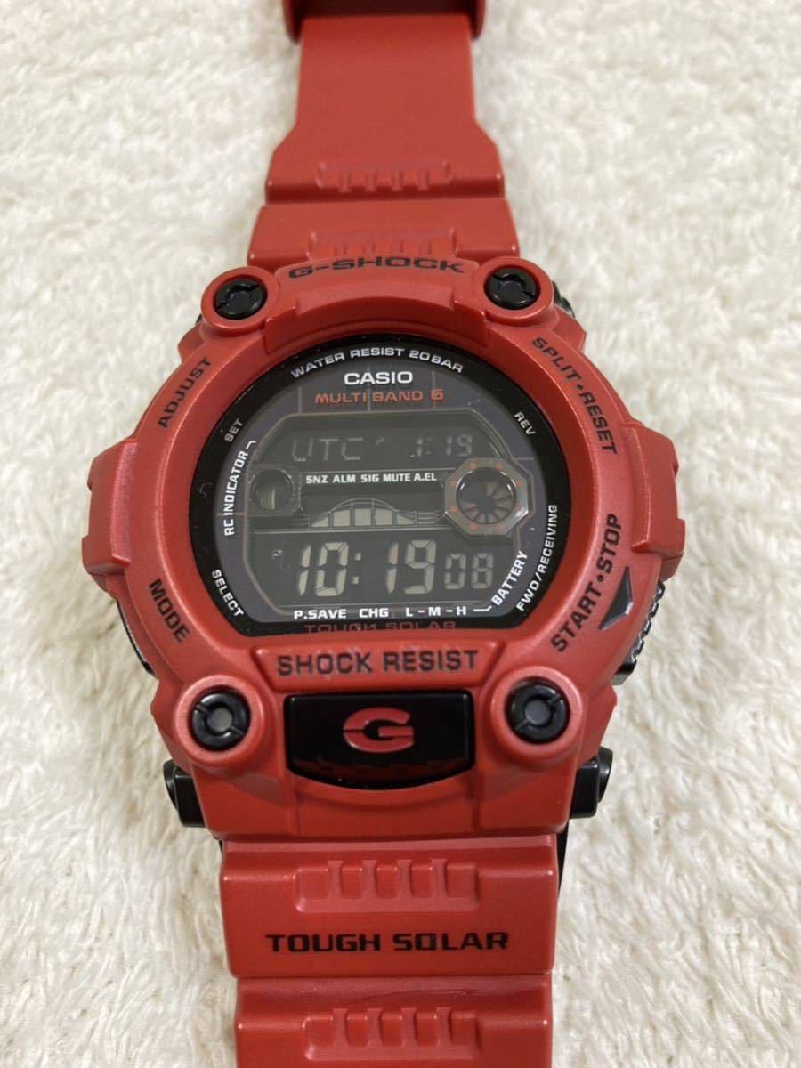 CASIO カシオ G-SHOCK Gショック GW-7900RD -4JF電波ソーラー 腕時計_画像1