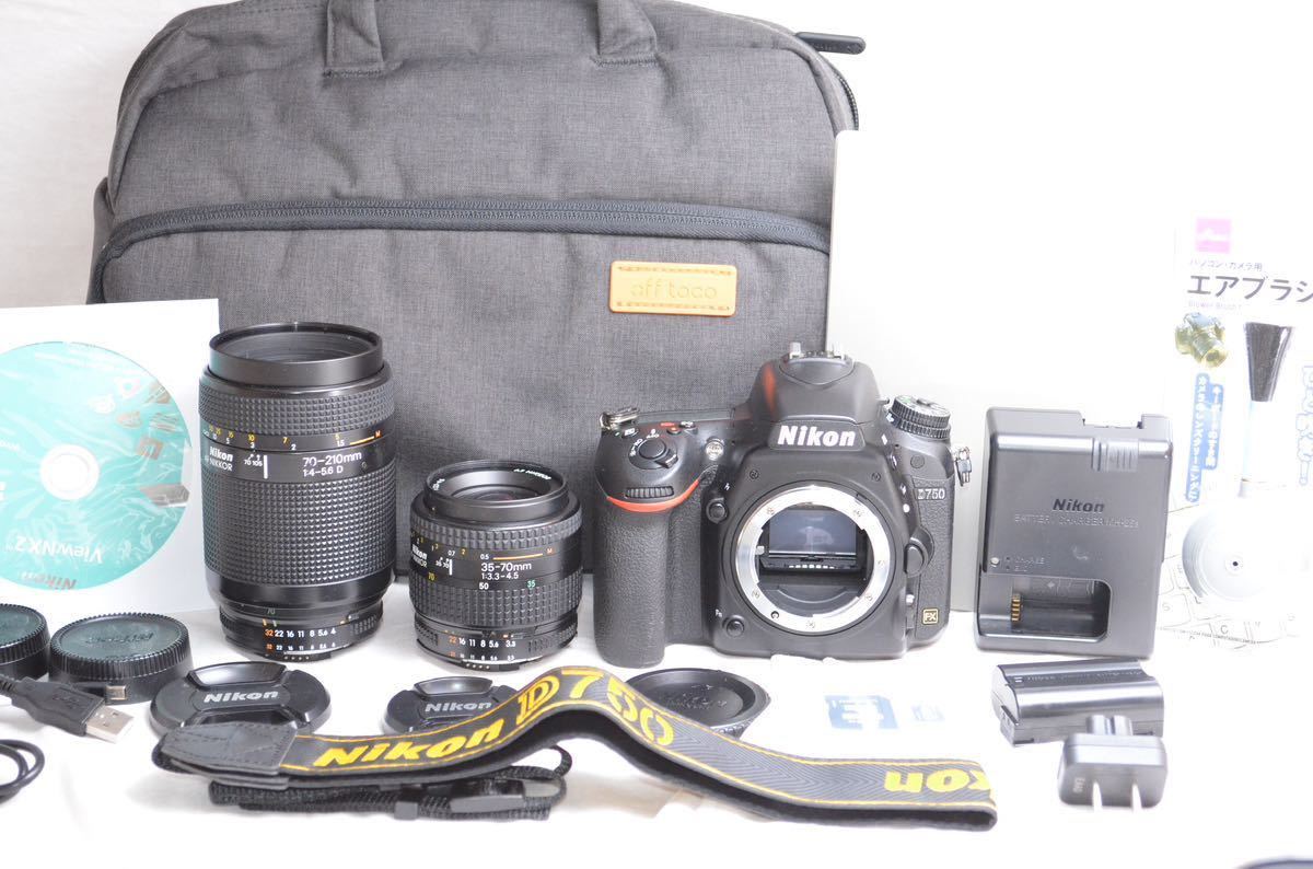 ☆極美品☆Nikon D750 セット☆WiFi搭載!カメラバック付き ☆極美品☆Nikon D750 セット☆WiFi搭載!カメラバック付き