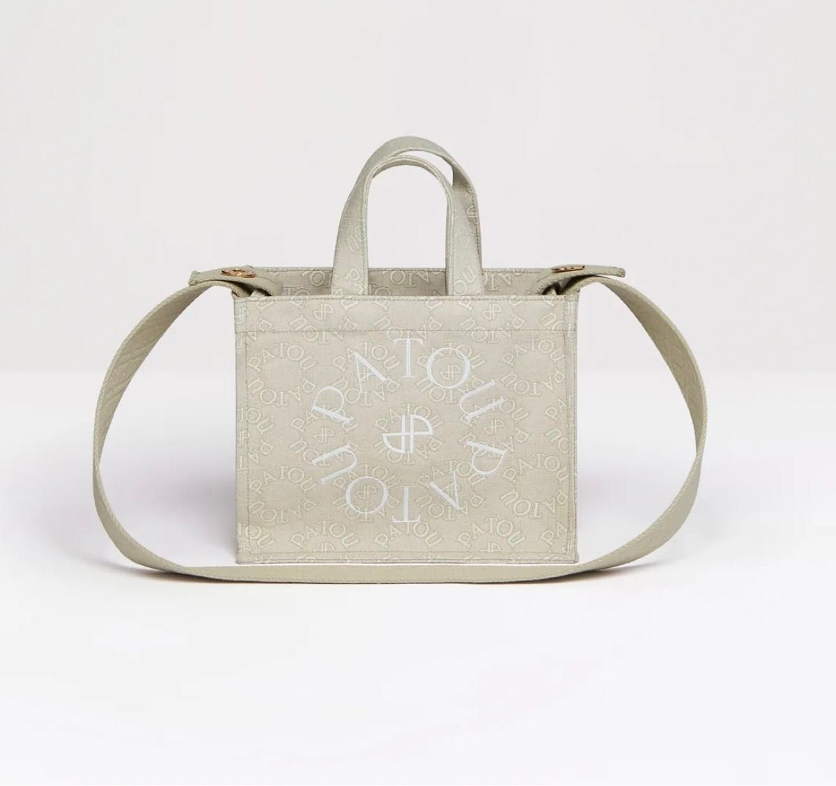 PATOU パトゥ 未使用品 コットン スモール キャンバス トート PATOU パトゥ 未使用品 コットン スモール キャンバス トート