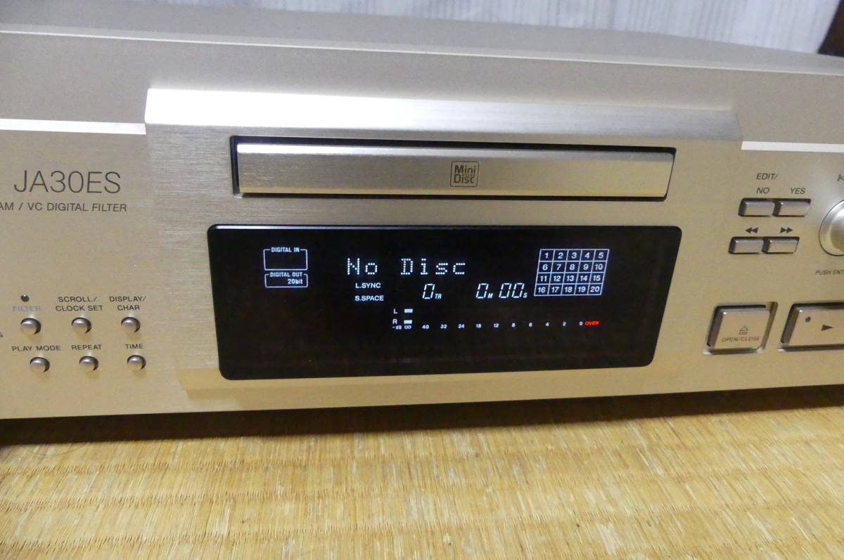 SONY MDS-JA30ES ミニディスクレコーダー ESシリーズ