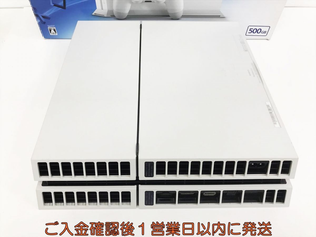 【1円】PS4 本体/箱 セット 500GB ホワイト SONY PlayStation4 CUH-1200A 初期化/動作確認済 プレステ4 K07-206kk/G4_画像4