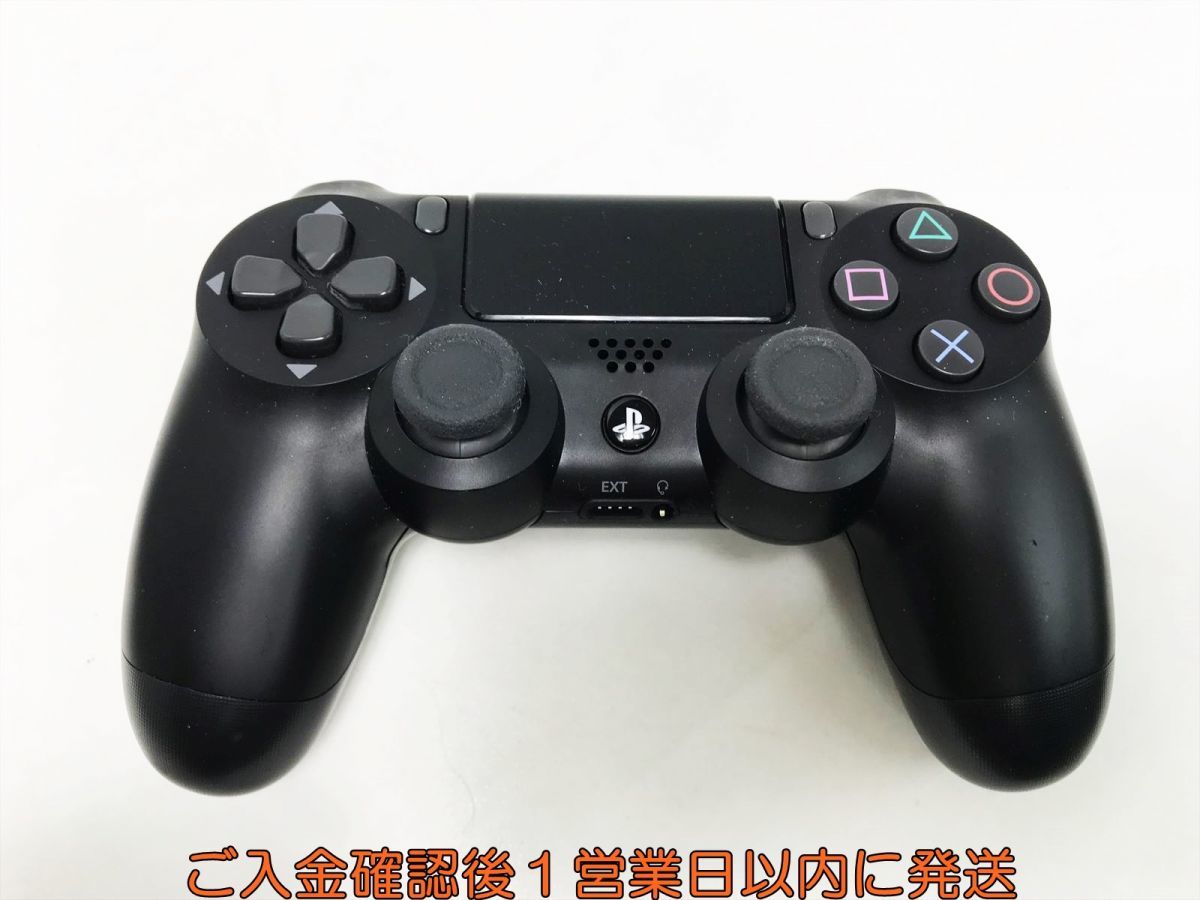 【1円】PS4 純正 ワイヤレスコントローラー DUALSHOCK4 ブラック 未検品ジャンク SONY PlayStation4 L03-335yk/F3_画像1