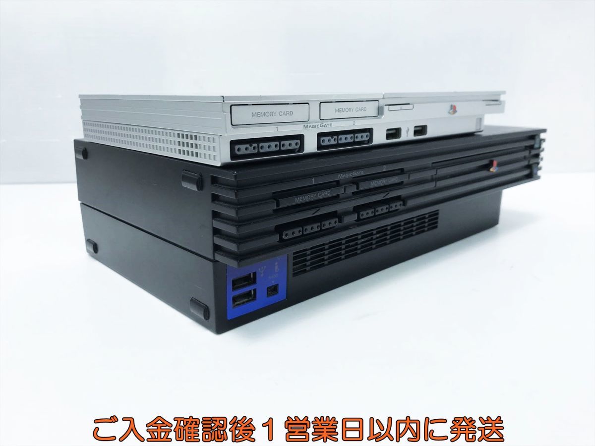 【1円】PS2 SCPH-18000 90000 ゲーム機本体 2台 SONY PlayStation2 まとめ売り 未検品ジャンク プレステ2 F08-1055tm/G4_画像2