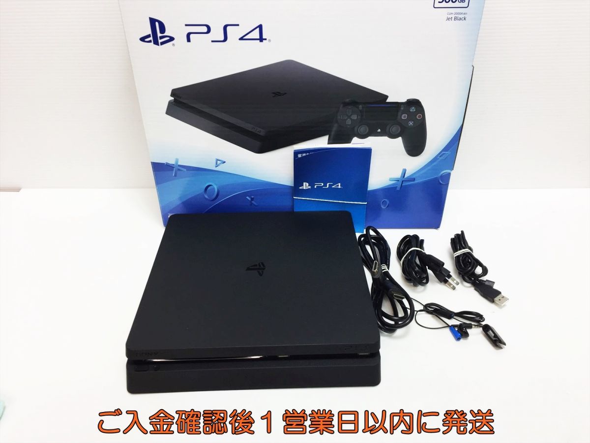 1円 PS4 本体/箱 セット CUH-2000A ブラック 500GB ゲーム機本体 SONY