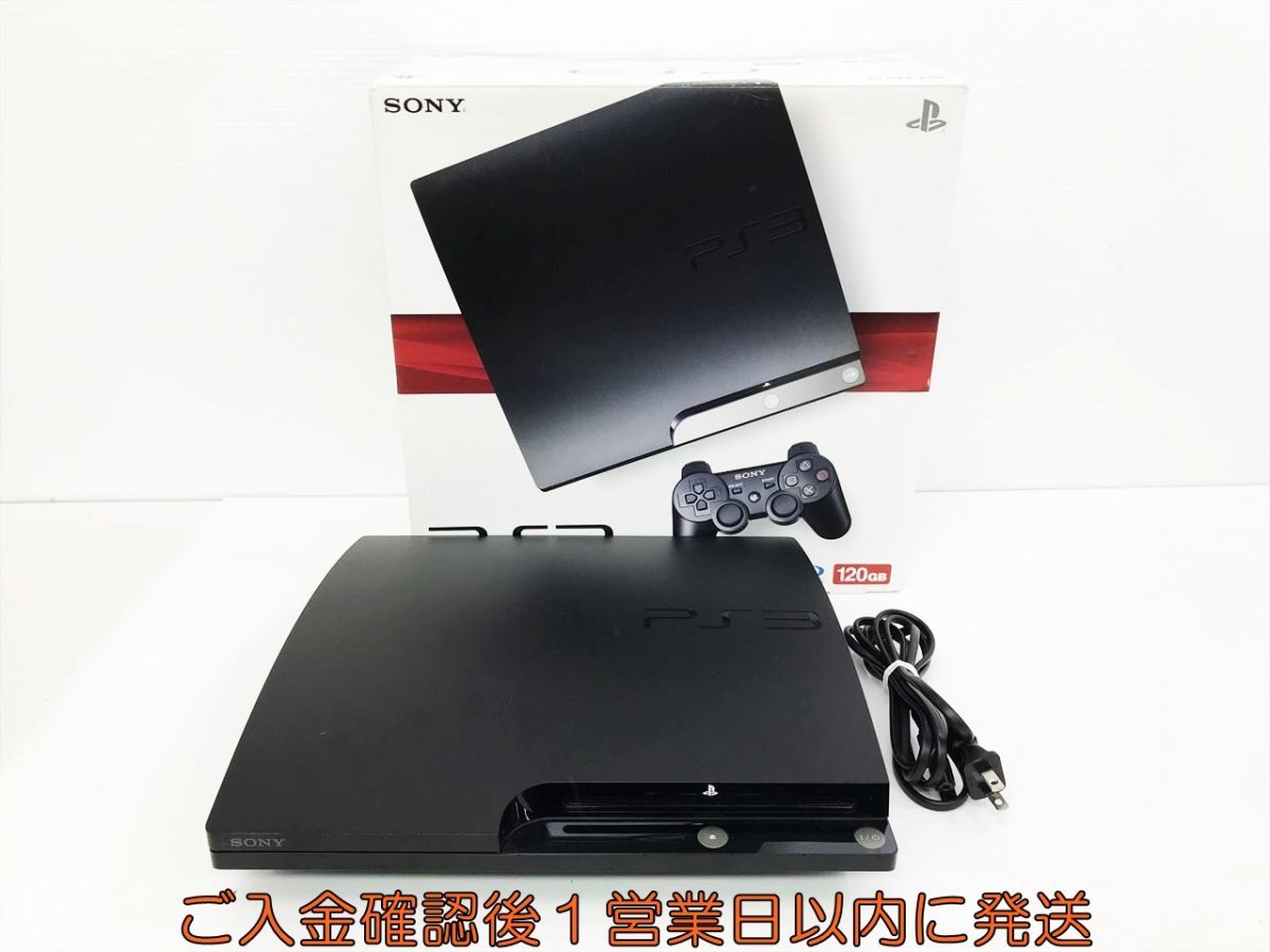 【1円】PS3 本体/箱 セット 120GB ブラック SONY PlayStation4 CUH-2000A 初期化/動作確認済 内箱一部なし G09-313kk/G4_画像1