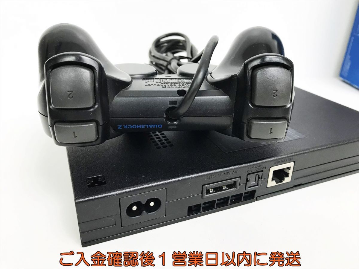 【1円】PS2 本体 セット 薄型 ブラック SONY PlayStation2 SCPH-90000 CB 未検品ジャンク プレステ2 H06-336ek/G4_画像5
