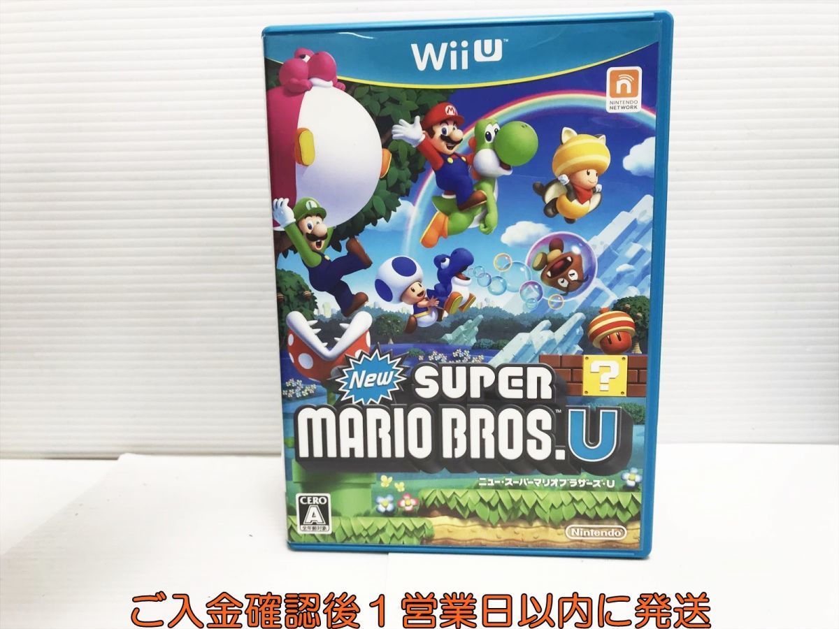 WiiU New スーパーマリオブラザーズ U ゲームソフト 1A0225-368yk/G1_画像1