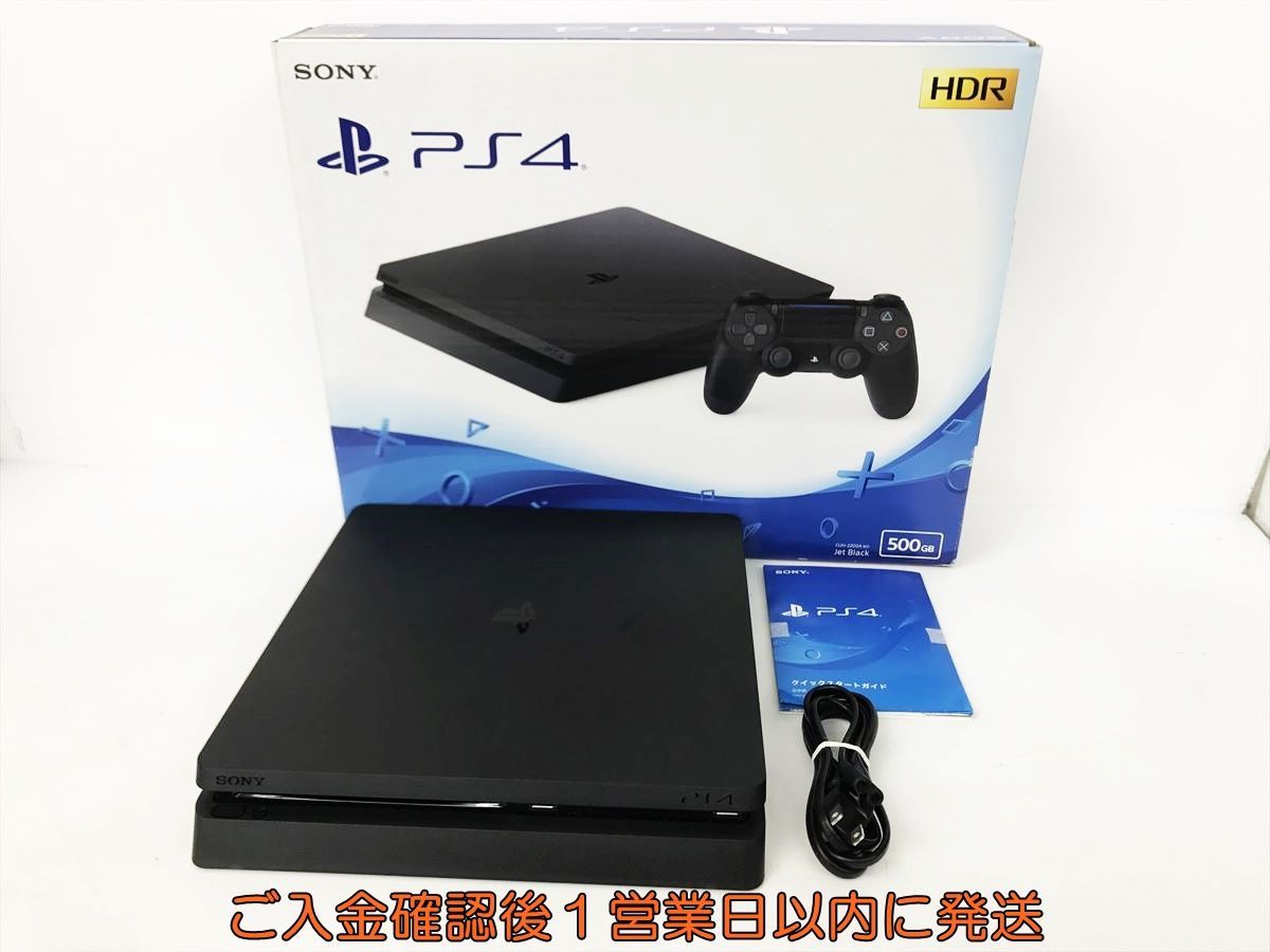 1円】PS4 本体/箱セット500GB ブラックSONY PlayStation4 CUH-2200A