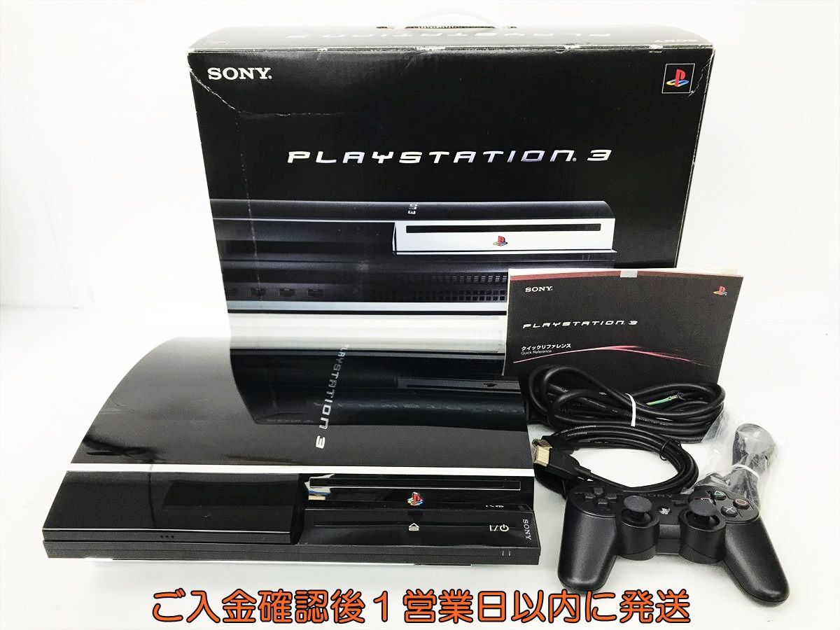 1円】PS3 本体セット初期型ブラック60GB SONY PlayStation3 CECHA00