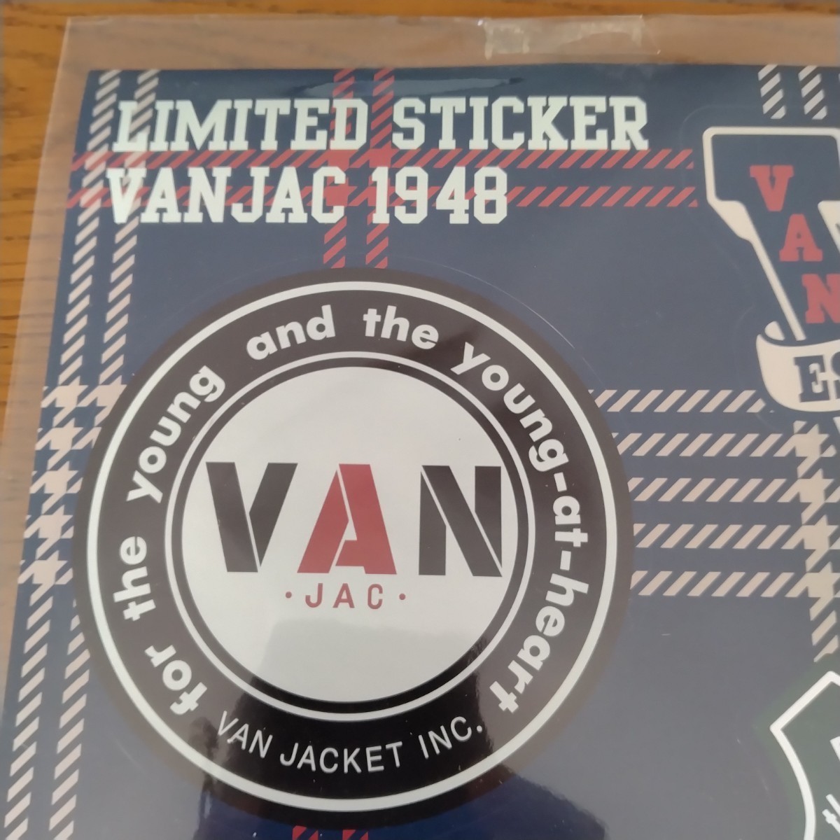 VAN JAC VANJAC sticker Novelty Van ja Kett new goods 
