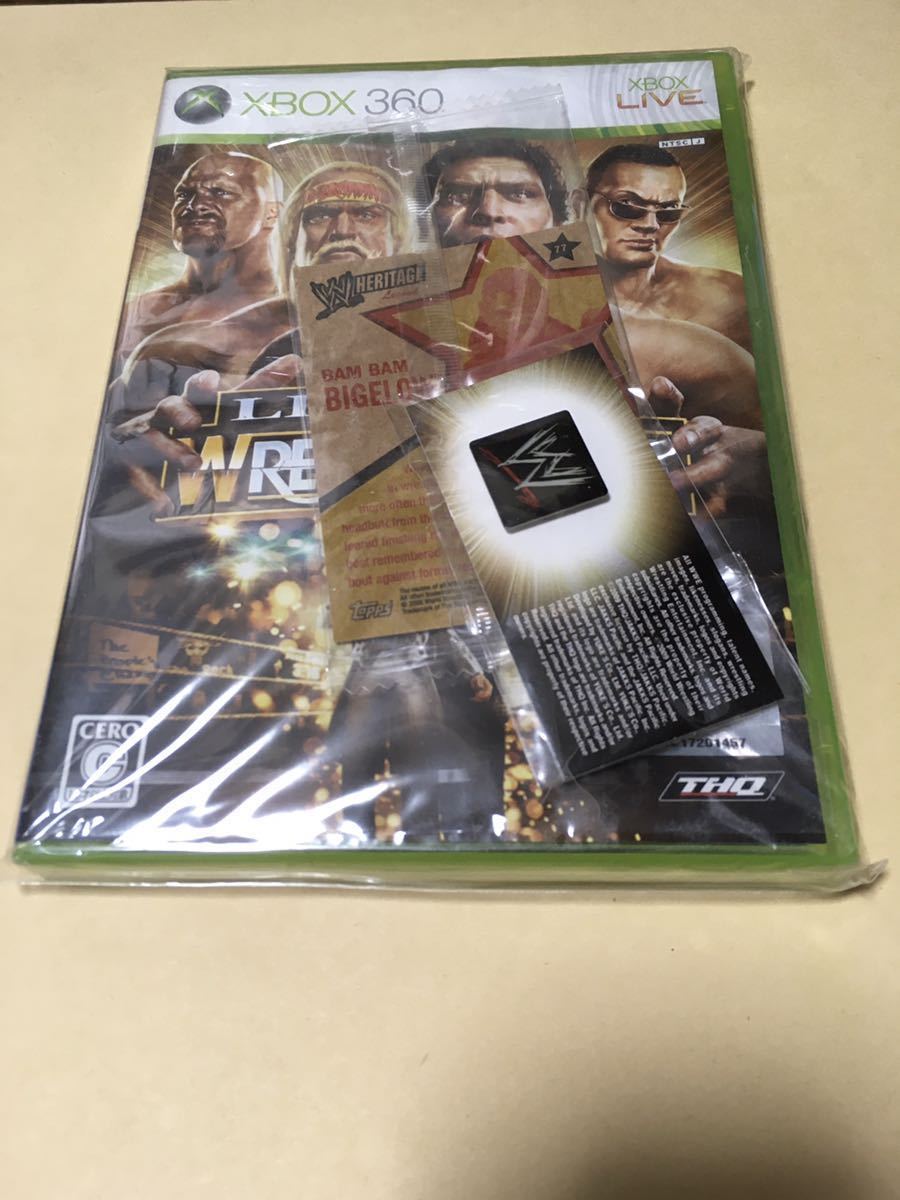 Xbox360 WWE レジェンズオブレッスルマニア　特典付き_画像1