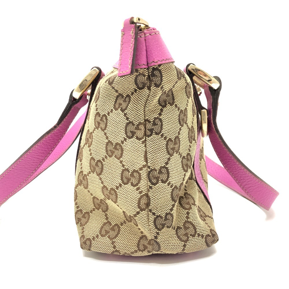 GUCCI グッチ 141471 GG ハンドバッグ トートバッグ ベージュ レディース【中古】_画像3