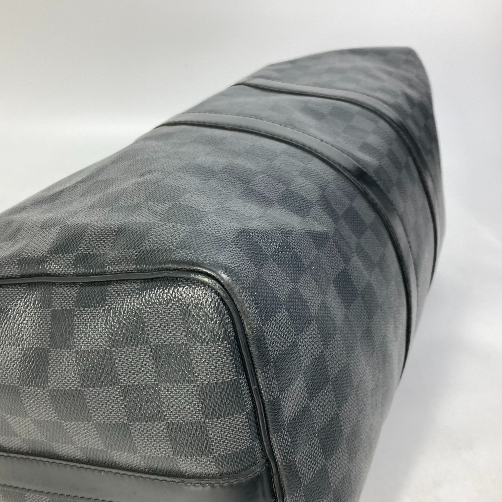 LOUIS VUITTON ルイヴィトン N41418 キーポル バンドリエール45 カバン 旅行バッグ ダミエグラフィット ボストンバッグ .ブラック【中古】_画像7