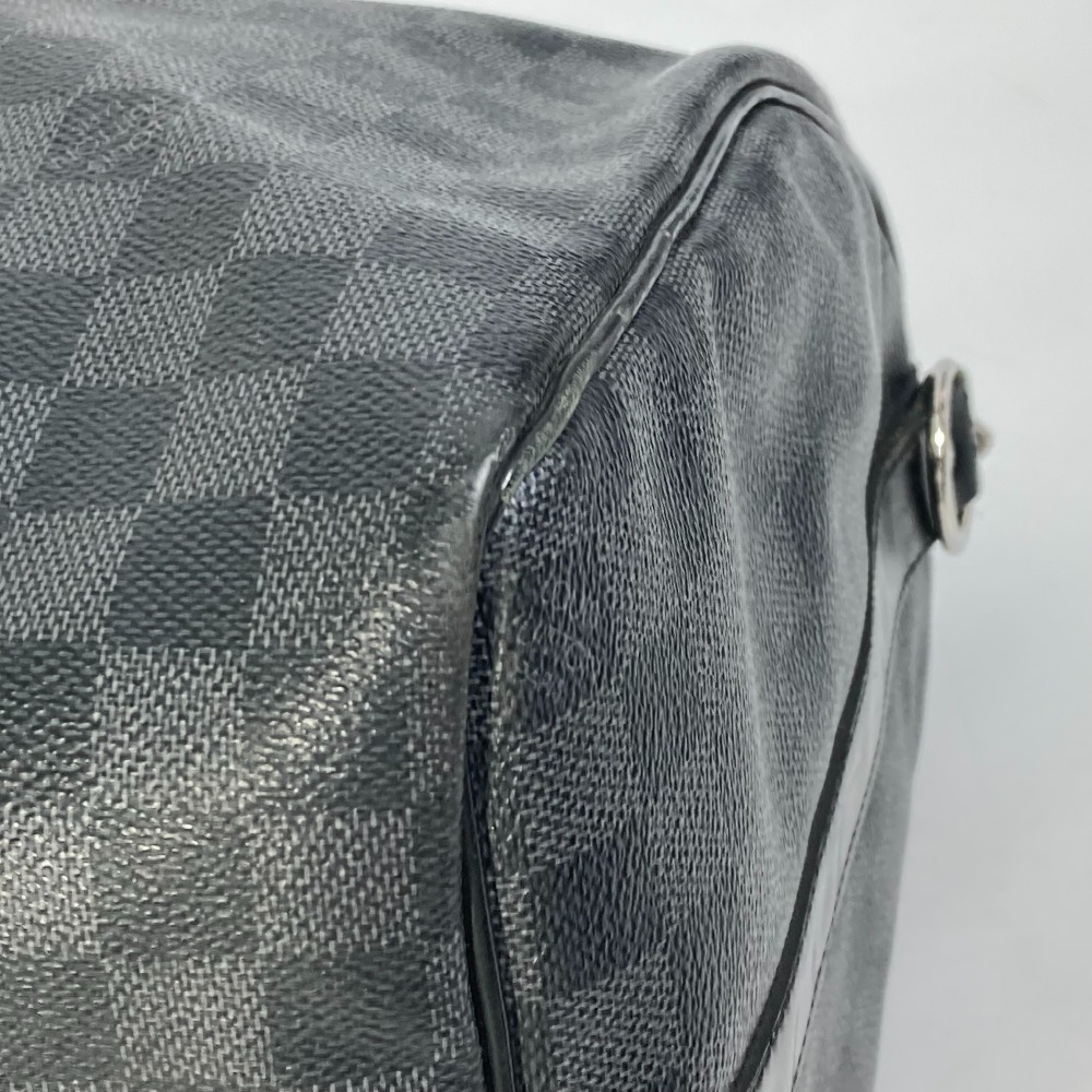 LOUIS VUITTON ルイヴィトン N41418 キーポル バンドリエール45 カバン 旅行バッグ ダミエグラフィット ボストンバッグ .ブラック【中古】_画像6