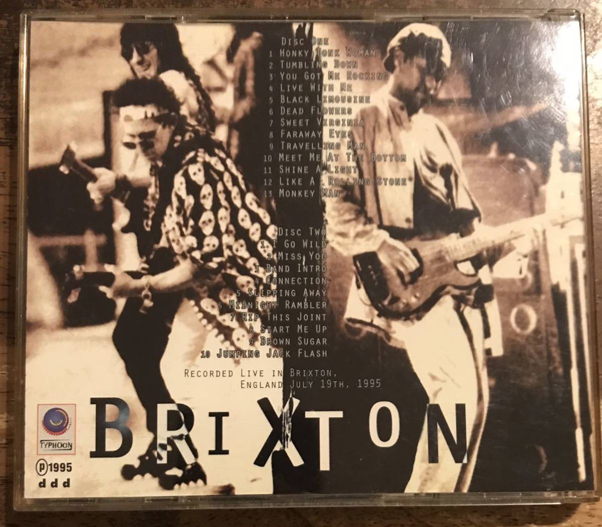 The Rolling Stones / ローリングストーンズ / 2CD / Brixton Unplugged ■ Brixton, England, July 19th 1995 / Typhoon / 歴史的名盤_画像2