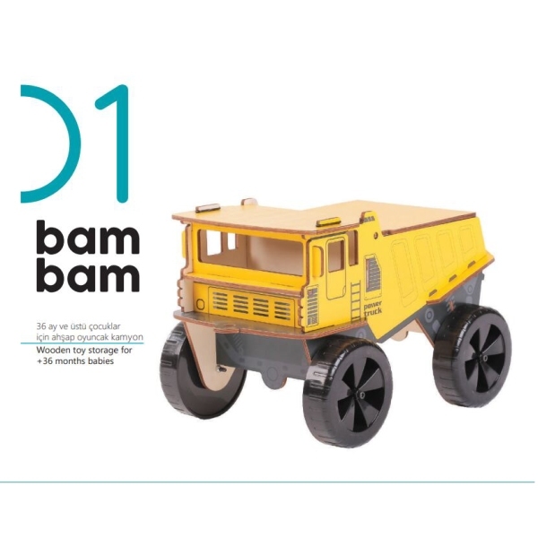 [ outlet ] mamatoyz mama toys BamBambambam truck toy truck Kids car child toy wooden sp-026-01