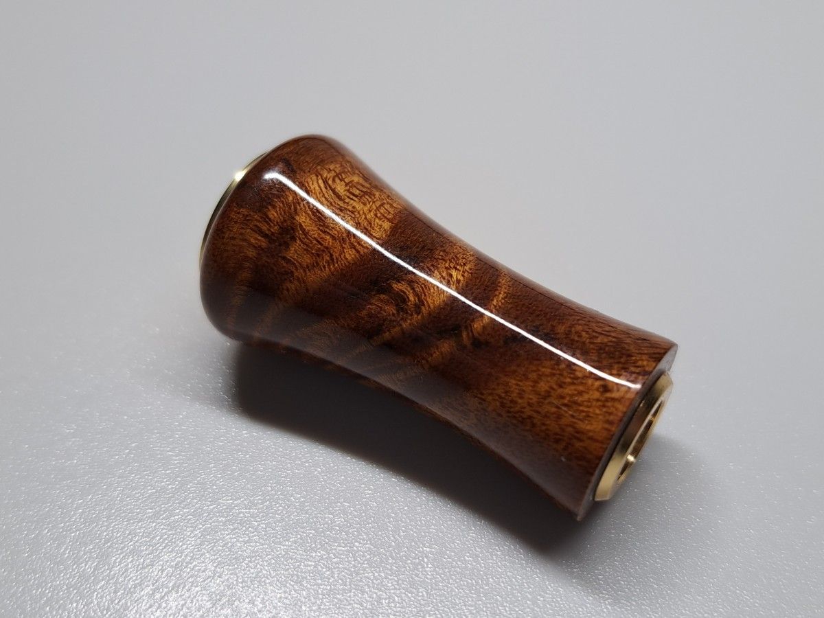 ①ウッドノブ 木製/ゴールド 1個 ダイワSタイプ シマノAタイプ ①ウッドノブ 木製/ゴールド 1個 ダイワSタイプ シマノAタイプ