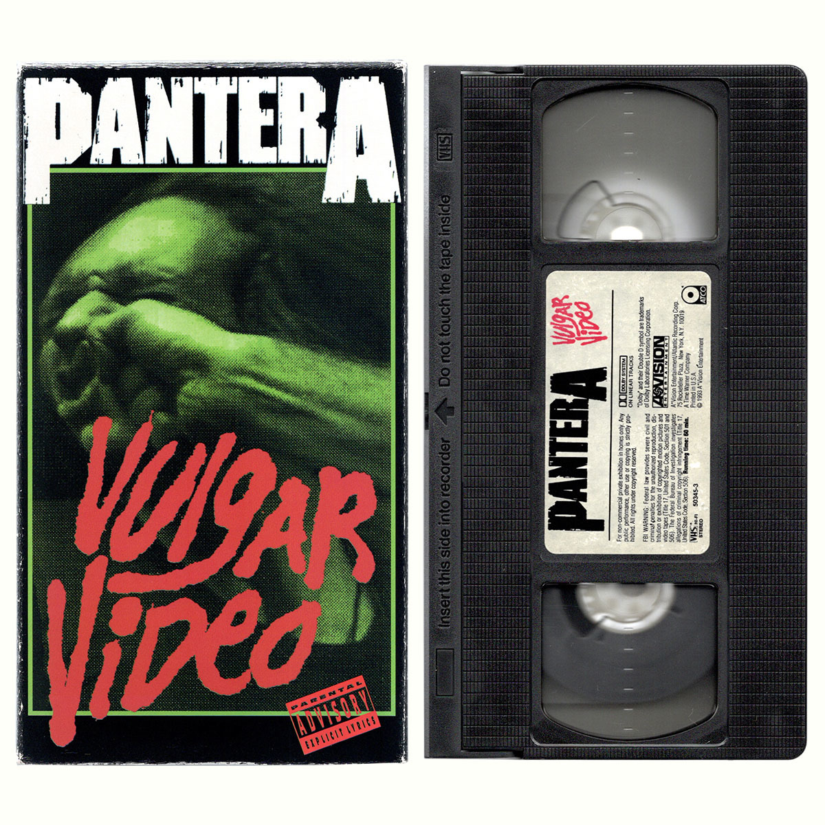 《VHS》 パンテラ Pantera / Vulgar Video [50345-3]_画像1