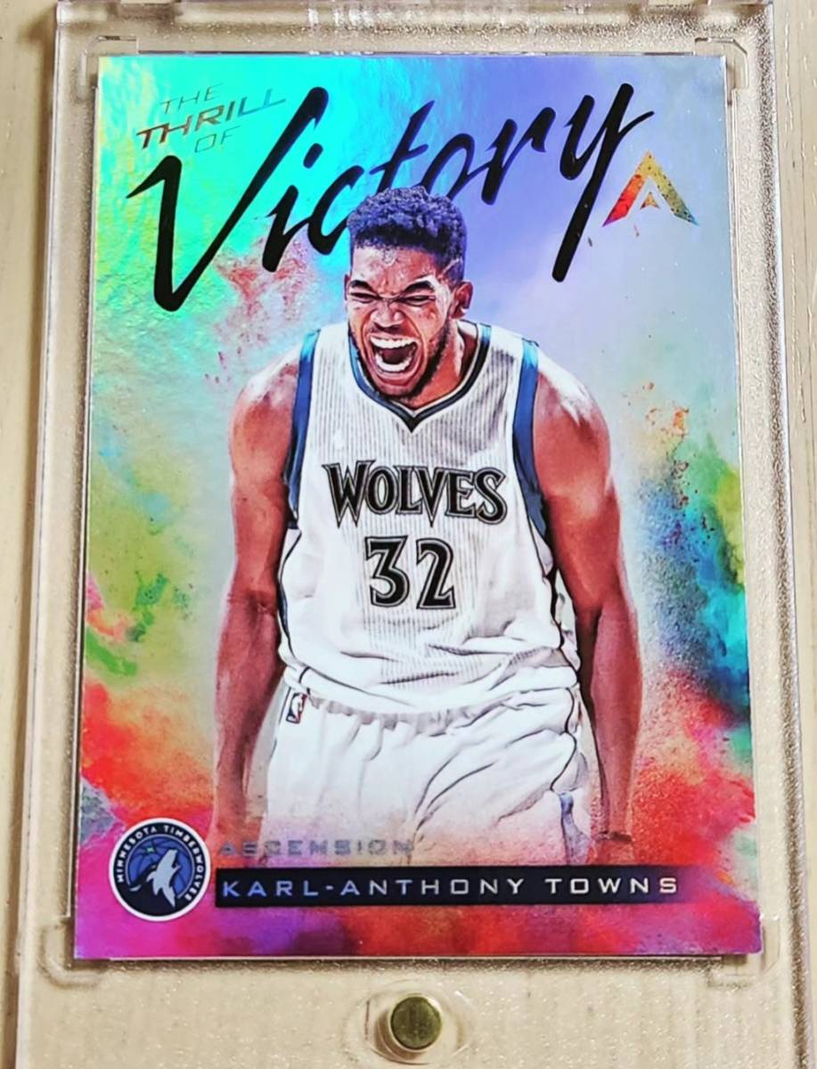 2017 -18 Panini Ascension Victory KARL-ANTHONY TOWNS / カール アンソニー タウンズ Holo_画像4