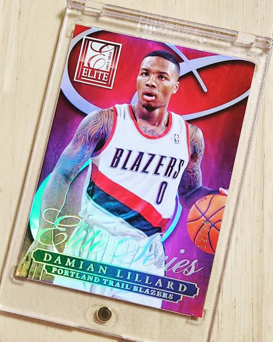 24枚限定 SP 2013 -14 Panini Elite Series DAMIAN LILLARD ( /24) / ダミアン リラード Holo Refractor_画像6