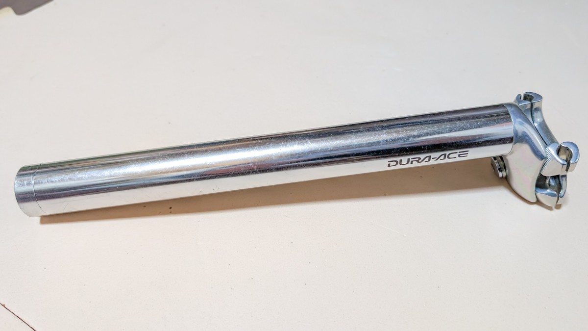 ★シマノ デュラエース SHIMANO DURA-ACE シートポスト SP-7410 27.2/270mm NJS★EASTON製 軽量 中古★_画像7