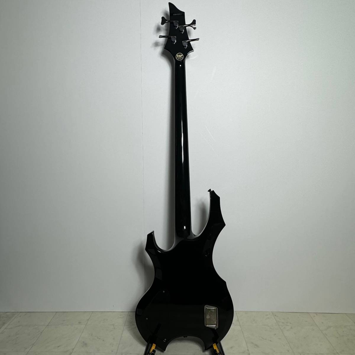 超希少 ESP CUSTOM SHOP Tom Araya Signature SLAYER Ebony EMG スルーネック アクティブ エレキベース_画像8