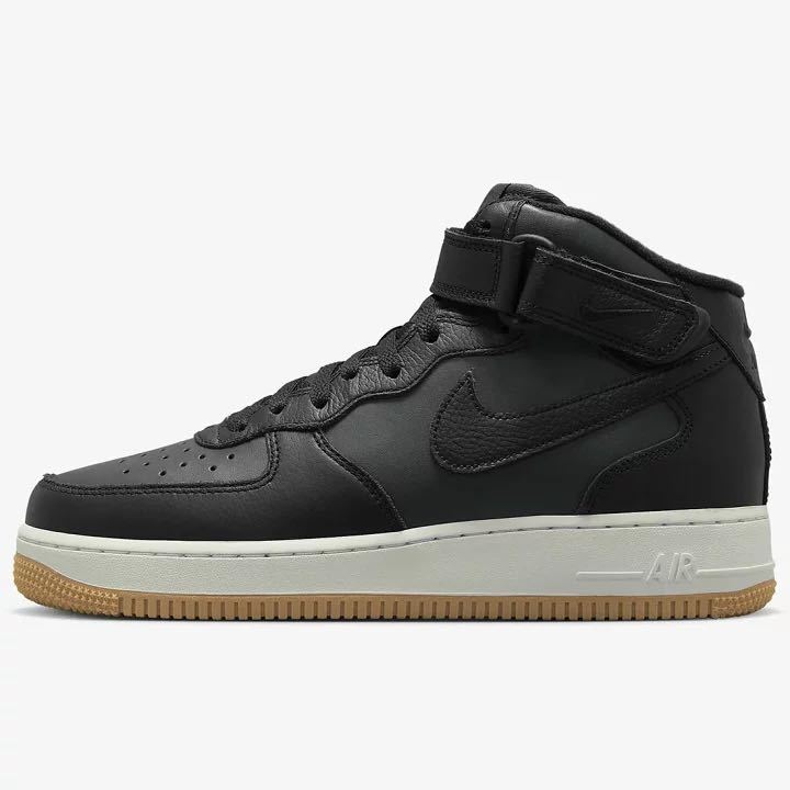 NIKE AIR FORCE 1 MID '07 LX DV7585-001/27.5cm 上質な素材、足首周りの心地よいパッド、調節可能なストラップでアップデートしました◎_画像2