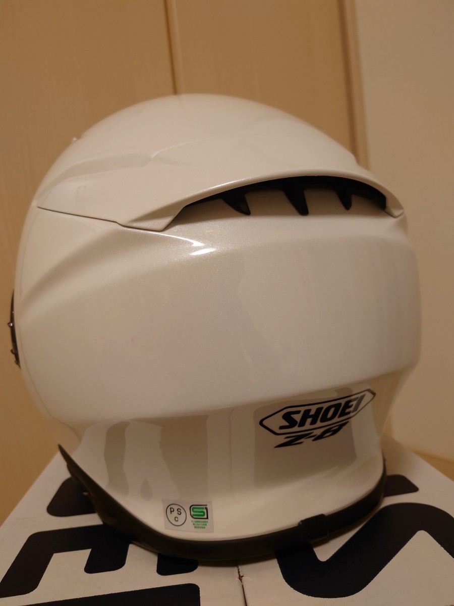 SHOEI フルフェイスヘルメット Z-8 ルミナスホワイト サイズ:L_画像4