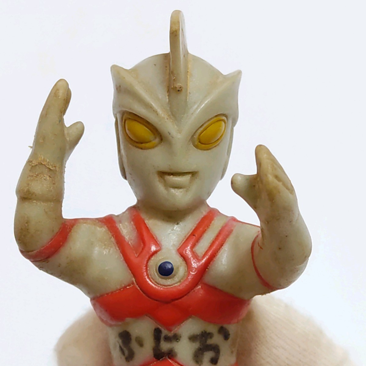 当時物 昭和レトロ 円谷プロ ウルトラマンエース ソフビ フィギュア ウルトラマンA ブルマァク　約12cm 1円スタート_画像5