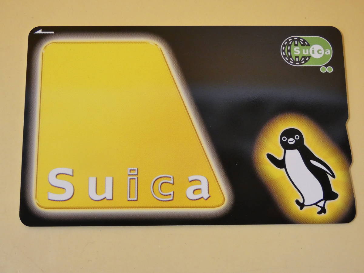 【Suica】希少 ブラックSuica 「コンビニでSuica・PASMO」オリジナルSuica 抽選非売品 1000枚限定当選品 未使用【ICカード】J1H2365の画像3