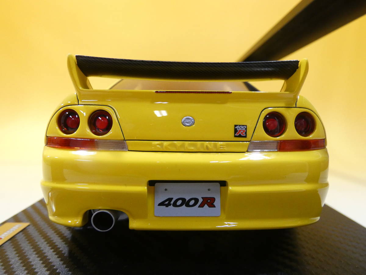 【ミニカー】イグニッションモデル 1/18 Nismo R33 GT-R 400R イエロー 日産 ニスモ 2252 ignition model【中古】J5 H2373の画像5