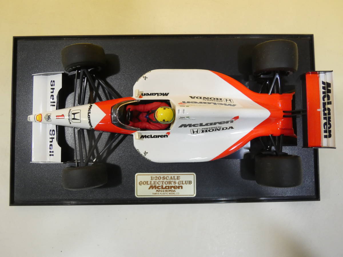 【ミニカー】タミヤ 1/20 コレクターズクラブ　マクラーレンホンダ MP4/6　McLaren F1 HONDA 【中古】J5 H2404_画像6