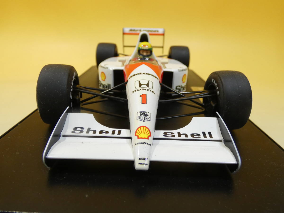 【ミニカー】タミヤ 1/20 コレクターズクラブ　マクラーレンホンダ MP4/6　McLaren F1 HONDA 【中古】J5 H2404_画像3