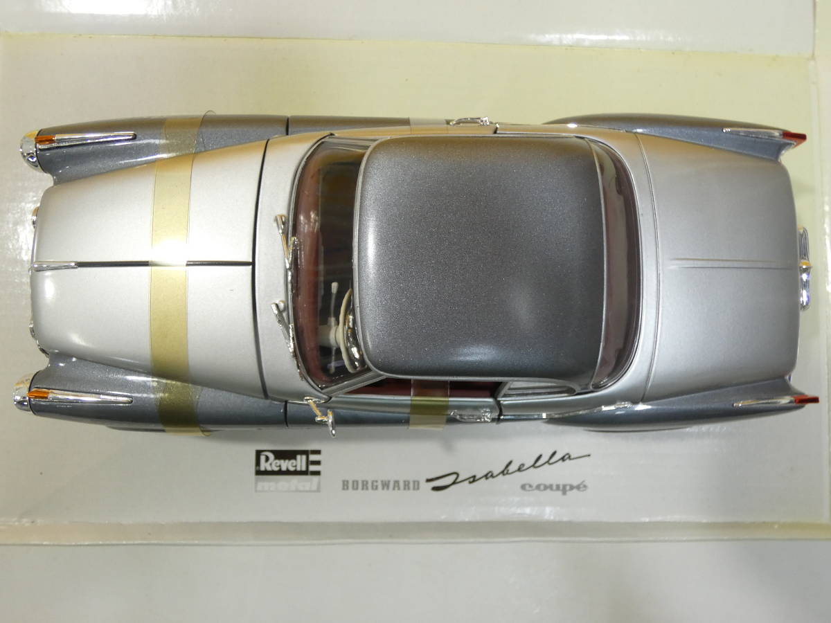 【ミニカー】レベル　1/18　BORGWARD ISABELLA COUPE　シルバー　Revell【中古】J5 H2400_画像6