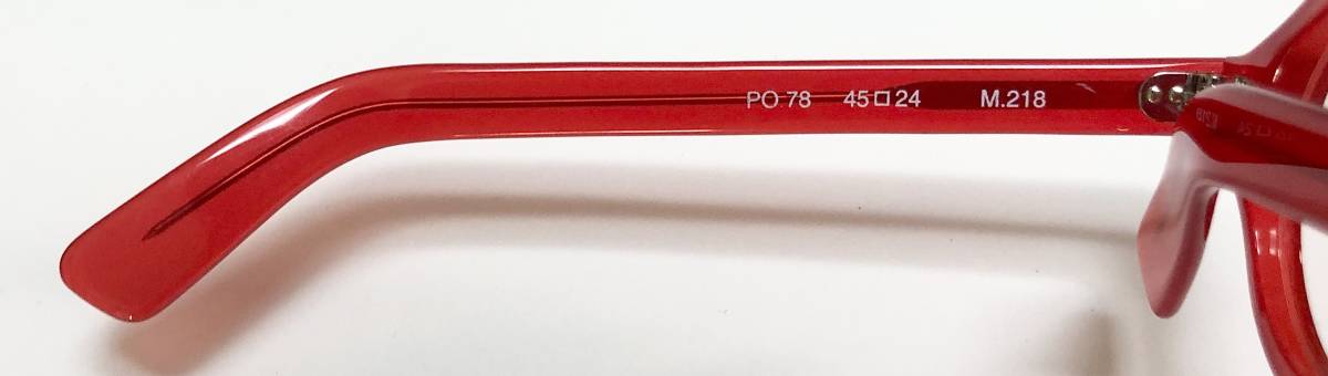 Anacole 正規品 フランス製 Maryline 赤 × 黒 眼鏡 メガネ - 小物 Anacole 正規品 フランス製 Maryline 赤 × 黒 眼鏡 メガネ - 小物