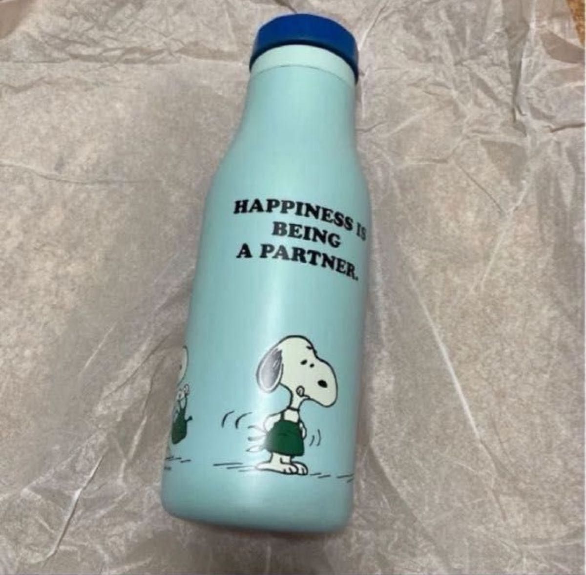 ステンレスロゴボトル PEANUTS ブルー 473ml  スヌーピー　スターバックス　スタバ