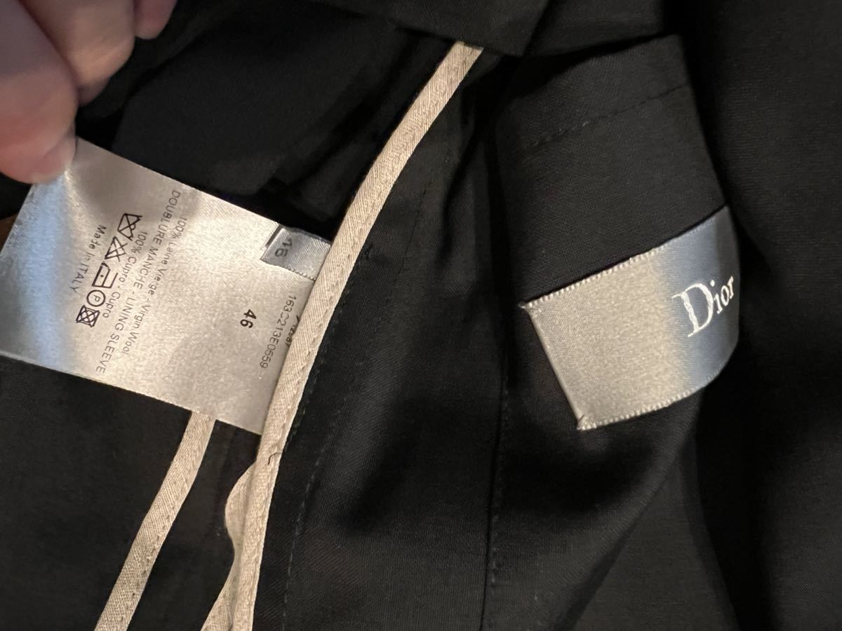 Dior HOMME ディオールオム ショールカラー　テーラードジャケット　テーラード ジャケット 11ss ドレープ