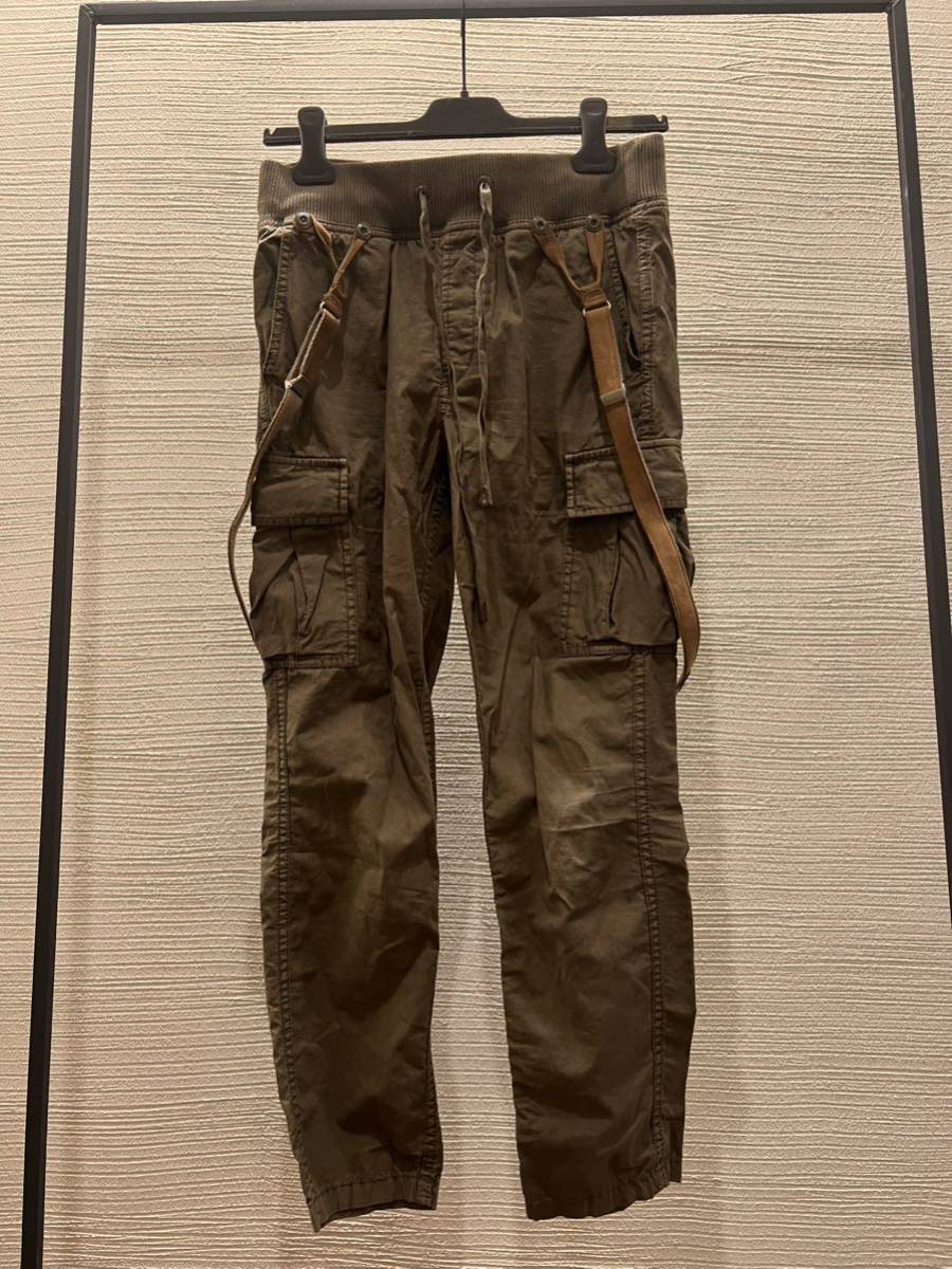 00s archive goa cargo pants super rare leather vintage カーゴパンツ y2k アーカイブ　l.g.b. ifsixwasnine 14th addiction kmrii