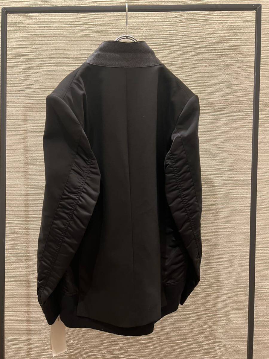sacai サカイ　21ss Suiting x MA-1 テーラードジャケット　jacket